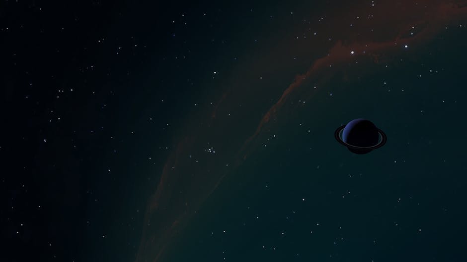 Colorful planets in a starry night sky with a deep blue backdrop.